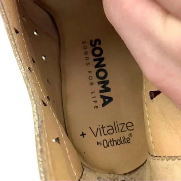 New Sonoma ankle booties 7.5 Cloris gold metallic - Picture 10 of 11